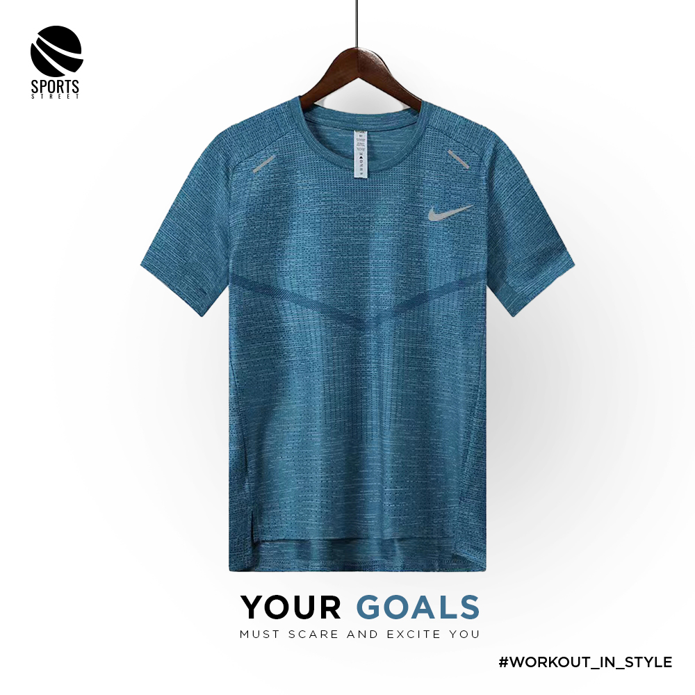 Nike F2 Curved 531 Light Blue Training Shirt